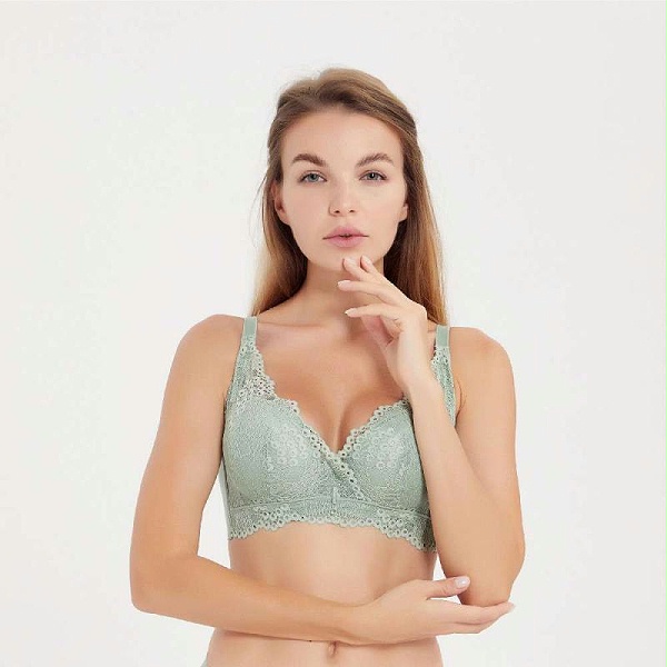 涟漪系列云感棉软钢圈性感蕾丝文胸CB21012B+CB21012K