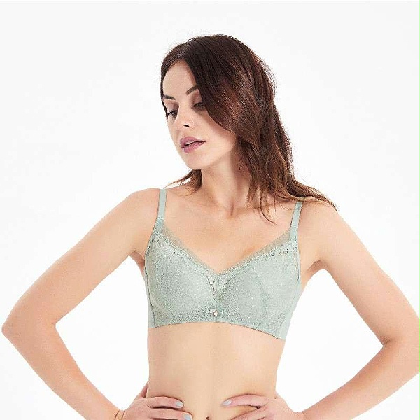 舒柔系列无钢圈性感蕾丝文胸 CB2021004B