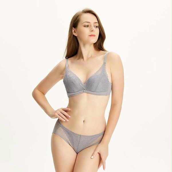 孔雀印象系列3/4无钢圈性感蕾丝文胸CB818A+CB818K