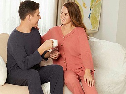 男士套头长袖家居套装