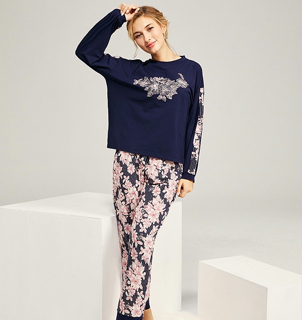 新品秘密花园系列秋冬居家服CJ9202A展示