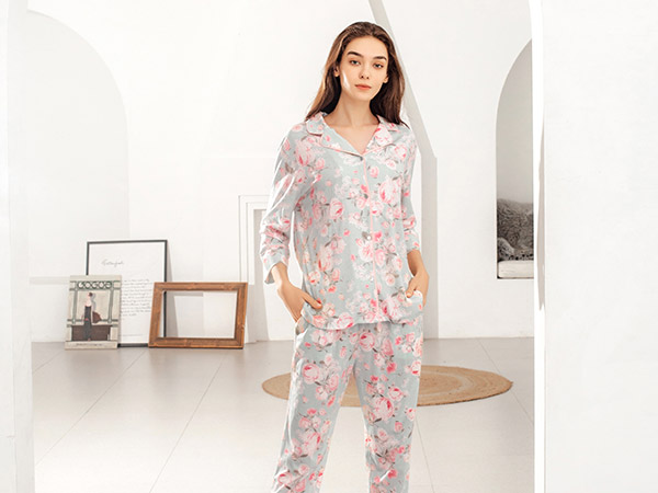 女式印花家居服套装